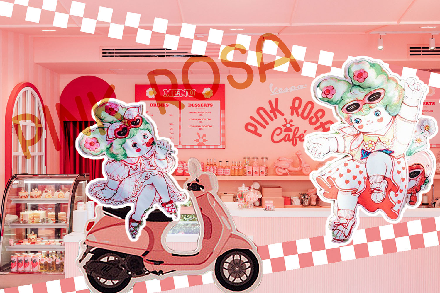ท่องโลกสีชมพูกับจุดเช็กอินใหม่ใจกลางทองหล่อ กับ ‘Pink Rosa Café’